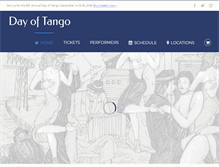 Tablet Screenshot of dayoftango.org